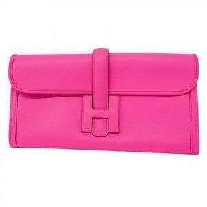 Hermes Hermès Jige Elan Swift Magnolia C Clutch Bag for Women, P1161277